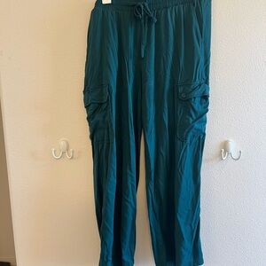 Teal Cargo Pants